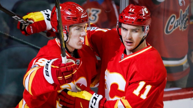 Tkachuk, Backlund celebrate 