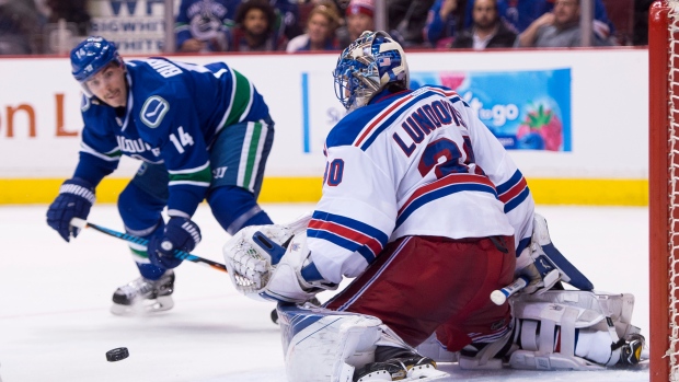 Alexandre Burrows and Henrik Lundqvist