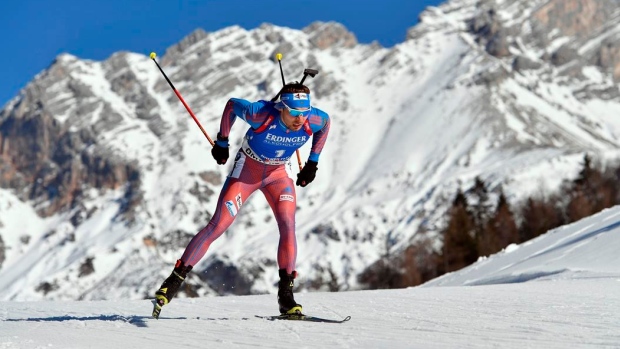 Olympic biathlon champion Russia wins relay world title Article Image 0, The Canadian Press Olympic biathlon champion Russia wins relay world title Article Image 0