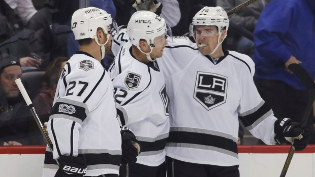 Alec Martinez Trevor Lewis Tanner Pearson, The Canadian Press Alec Martinez Trevor Lewis Tanner Pearson