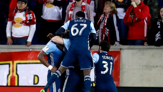 Vancouver Whitecaps players