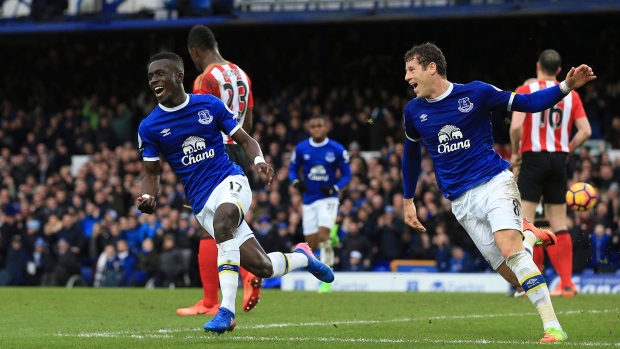 Everton celebrate