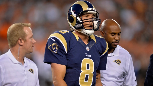 Reports: Rams QB Sam Bradford tears left ACL again, out for season Article Image 0, The Canadian Press Reports: Rams QB Sam Bradford tears left ACL again, out for season Article Image 0