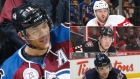 Jarome Iginla, Thomas Vanek, Curtis Lazar and Drew Stafford 