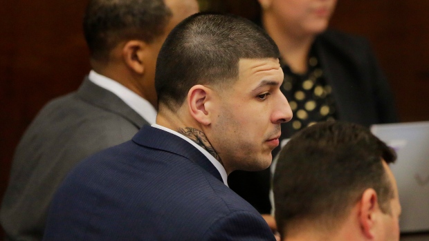 Aaron Hernandez, The Canadian Press Aaron Hernandez