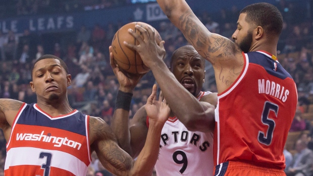 Serge Ibaka in traffic, The Canadian Press Serge Ibaka in traffic