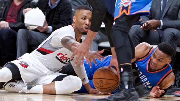 Damian Lillard and Russell Westbrook