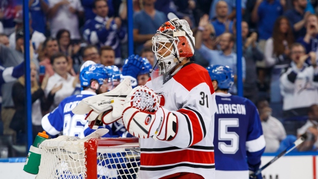 Eddie Lack, Scott Audette/National Hockey League/Getty Images Eddie Lack