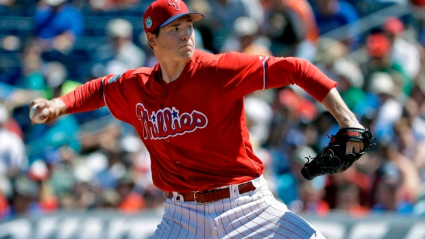 Jerad Eickhoff has been almost as good as Cole Hamels Article Image 0, The Canadian Press Jerad Eickhoff has been almost as good as Cole Hamels Article Image 0
