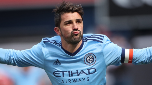 Image result for david villa vs dc united