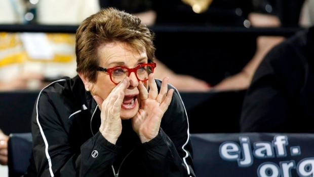 Billie Jean King , The Canadian Press Billie Jean King