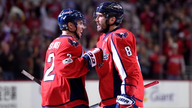 Matt Niskanen and Alex Ovechkin