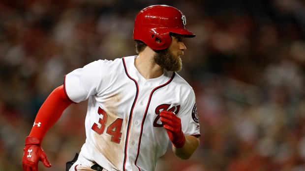 Bryce Harper, Matt Hazlett/Getty Images Bryce Harper