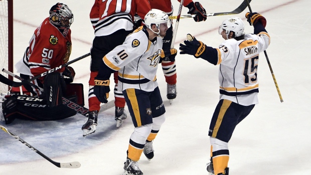 Colton Sissons, Craig Smith, The Canadian Press Colton Sissons, Craig Smith