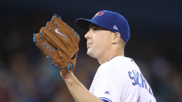 Aaron Sanchez, Tom Szczerbowski/Getty Images Aaron Sanchez