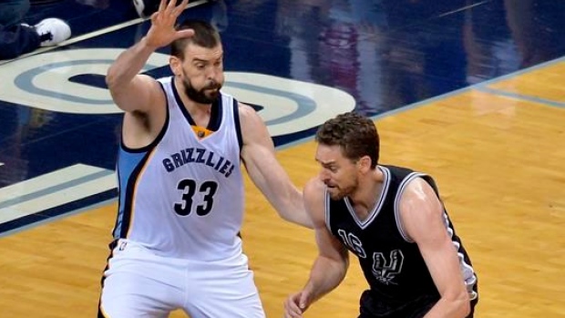 Marc Gasol and Pau Gasol