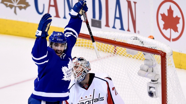 Nazem Kadri and Braden Holtby