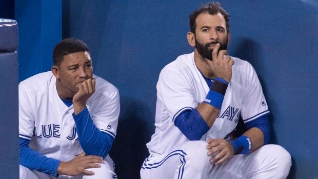 Ezequiel Carrera and Jose Bautista