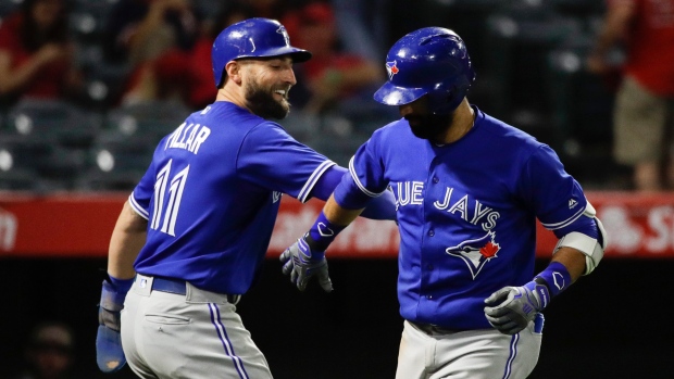 Jose Bautista and Kevin Pillar