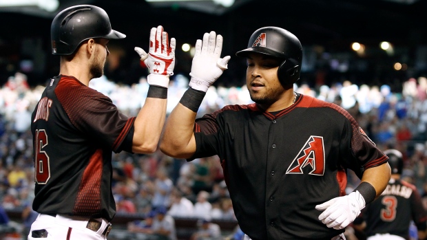 Yasmany Tomas and Chris Owings