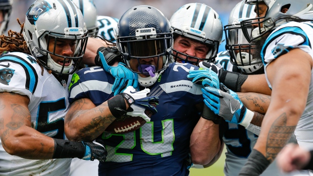 Marshawn Lynch, Icon Sports Wire/Icon Sportswire/Getty Images Marshawn Lynch