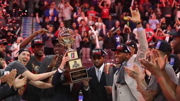 Raptors 905 celebrate