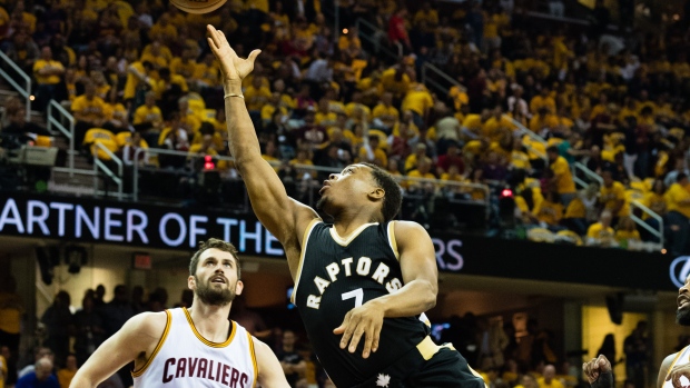 Kyle Lowry, Kevin Love and Tristan Thompson, Jason Miller/Getty Images Kyle Lowry, Kevin Love and Tristan Thompson