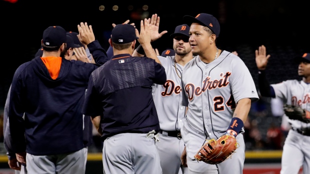 Detroit Tigers celebrate