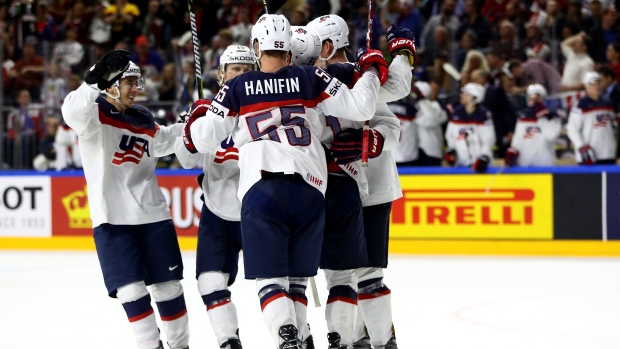 Team USA celebrates, Martin Rose/Bongarts/Getty Images Team USA celebrates