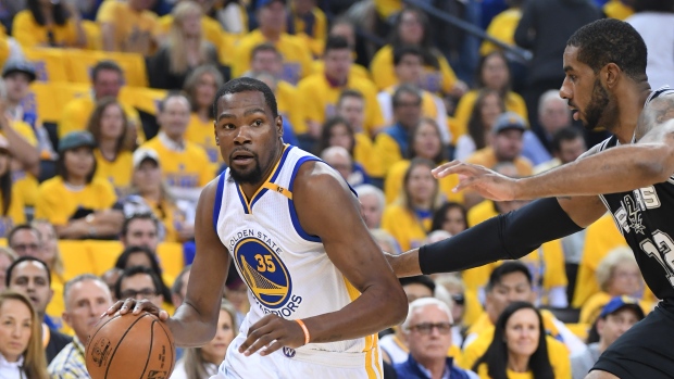 Kevin Durant and LaMarcus Aldridge