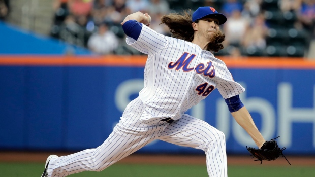 Mets' Jacob deGrom dominates in spring training debut