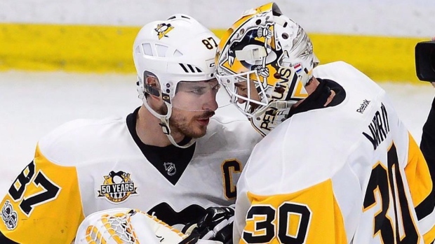 Sidney Crosby and Matt Murray