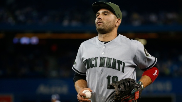 Joey Votto , Rick Madonik/Toronto Star/Getty Images Joey Votto