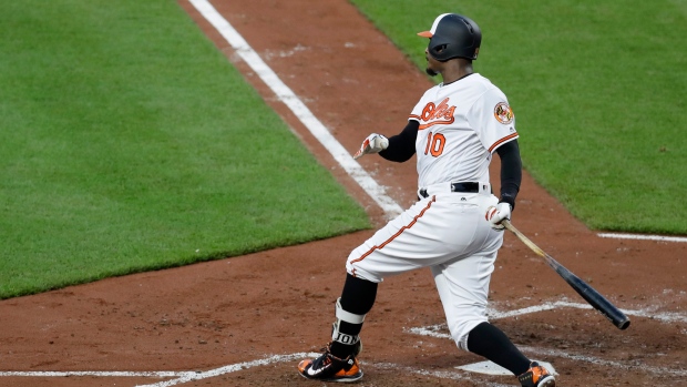 Adam Jones Baltimore Orioles, The Canadian Press Adam Jones Baltimore Orioles