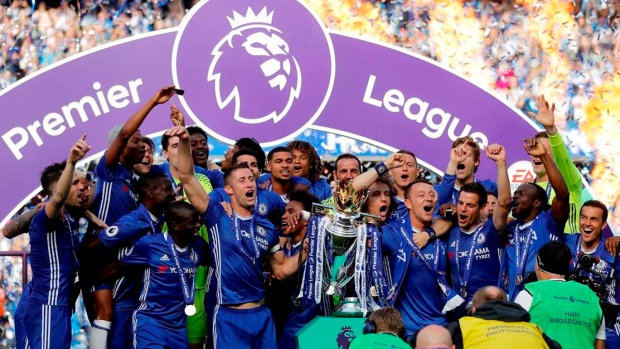 Chelsea celebrates title, The Canadian Press Chelsea celebrates title