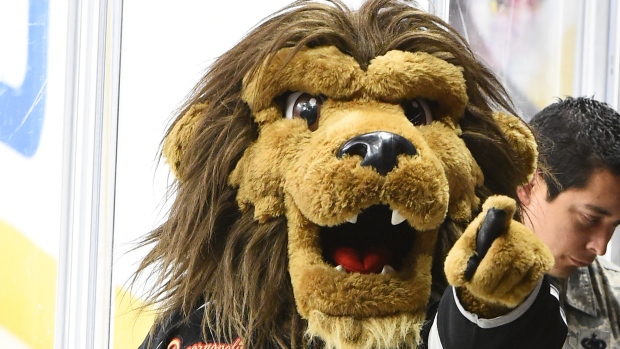 Los Angeles Kings Mascot Bailey 