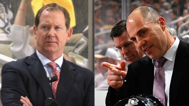 Phil Housley and Rick Tocchet