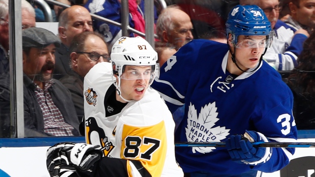 Sidney Crosby and Auston Matthews , Mark Blinch/National Hockey League/Getty Images Sidney Crosby and Auston Matthews