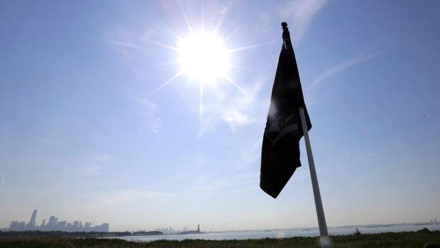 Golf flag, The Canadian Press Golf flag