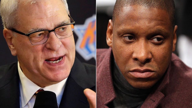 Phil Jackson and Masai Ujiri, Getty Images Phil Jackson and Masai Ujiri