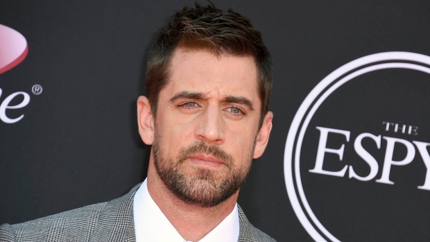 Aaron Rodgers at the ESPYS, The Canadian Press Aaron Rodgers at the ESPYS