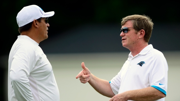 Ron Rivera and Marty Hurney
