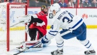 Auston Matthews scores on Craig Anderson