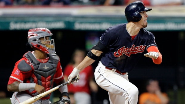 Bradley Zimmer and Martin Maldonado, The Canadian Press Bradley Zimmer and Martin Maldonado