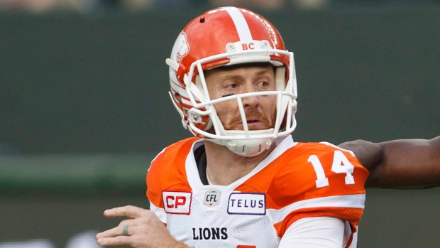 Travis Lulay, The Canadian Press Travis Lulay