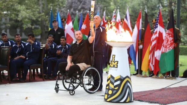 Invictus flame lit, Invictus Games Invictus flame lit
