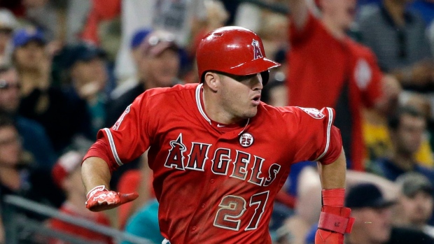 Mike Trout , The Canadian Press Mike Trout