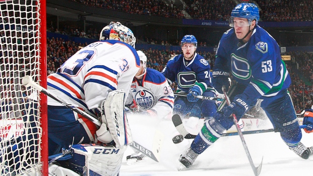 Cam Talbot and Bo Horvat, Jeff Vinnick/National Hockey League/Getty Images Cam Talbot and Bo Horvat