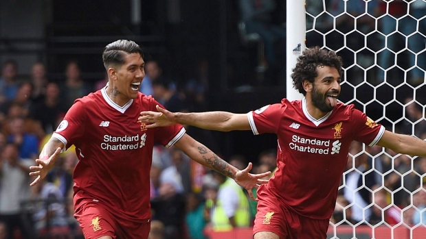 Roberto Firmino, Mohamed Salah, The Canadian Press Roberto Firmino, Mohamed Salah