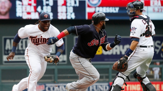 Miguel Sano and Carlos Santana